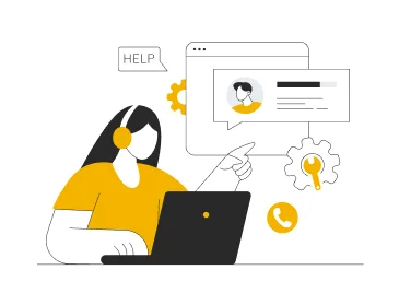 Illustration: Customer support chat assistant