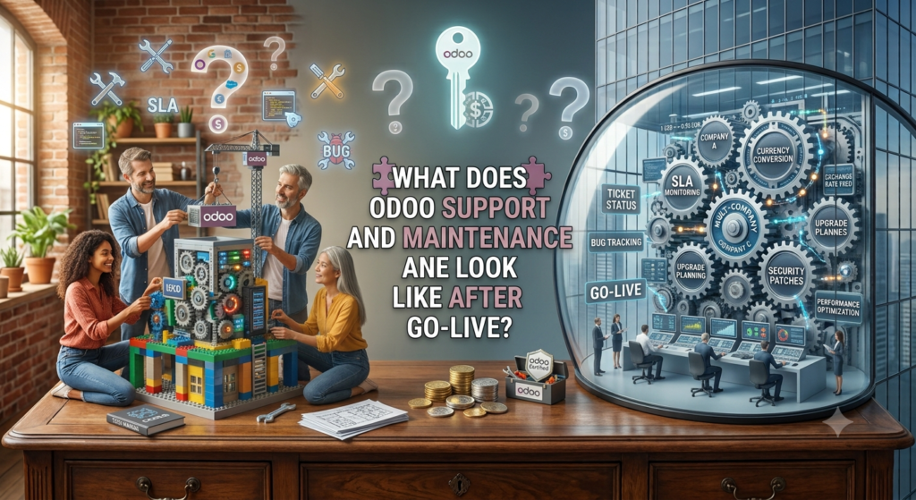 Odoo support and maintenance after go-live