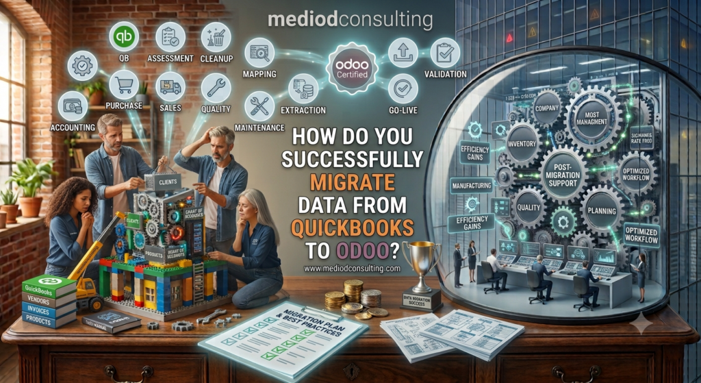 QuickBooks to Odoo Migration: Complete Data Migration Guide