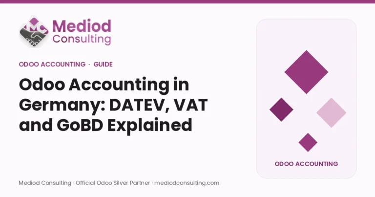 Odoo Accounting in Germany: DATEV, VAT and GoBD Explained