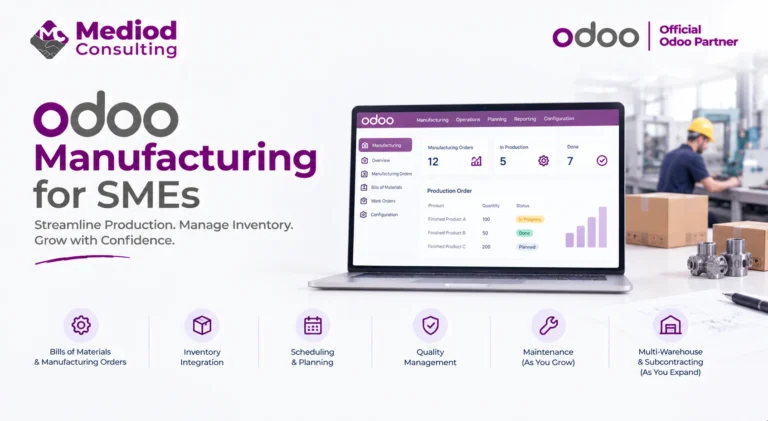 Odoo Manufacturing for SMEs: A Practical Guide