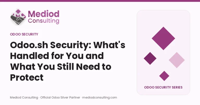 Odoo.sh Security: What’s Handled for You and What You Still Need to Protect
